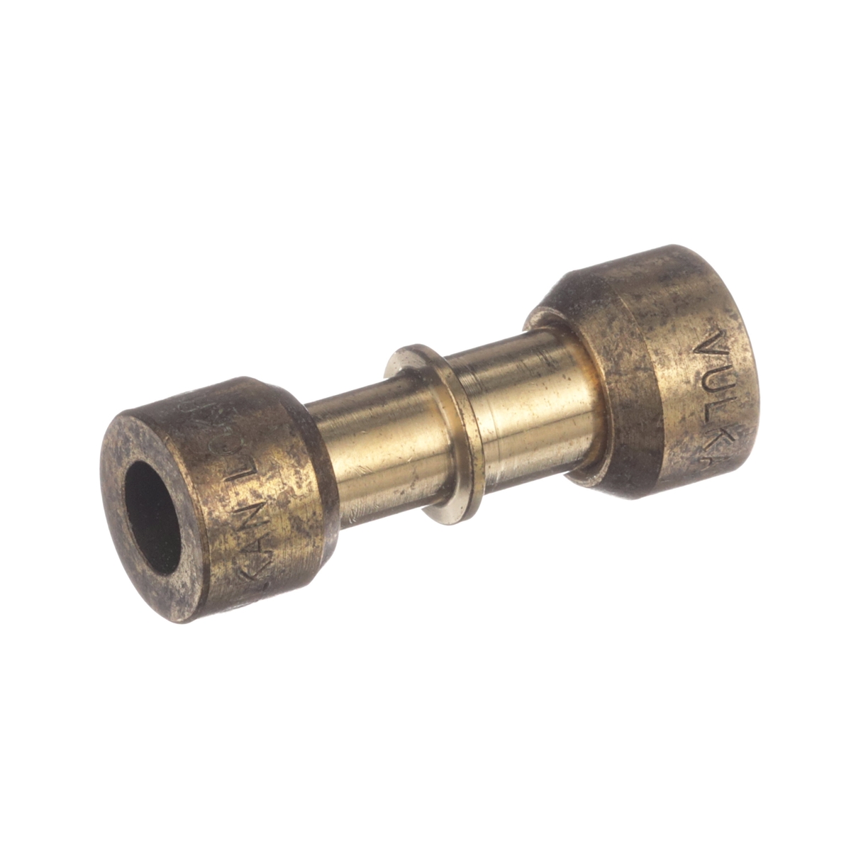 W11504430 - Genuine OEM Whirlpool Refrigerator Lokring Tube Coupler, 7mm - 6mm Brass Reducer