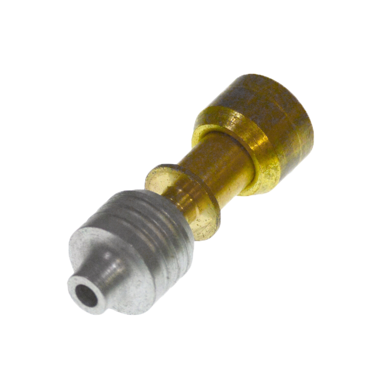 W11504436 - Genuine OEM Whirlpool Refrigerator Lokring Tube Connection Coupler, 0.250" - 0.071" Brass Reducer