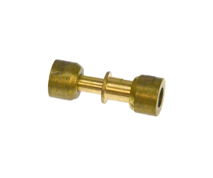 W11504433 - Genuine OEM Whirlpool Refrigerator Lokring Tube Coupler, 6mm - 4mm Brass Reducer
