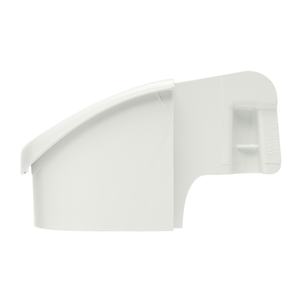 240331502 - Genuine OEM Frigidaire Refrigerator Door Shelf End Cap, Right Hand, White