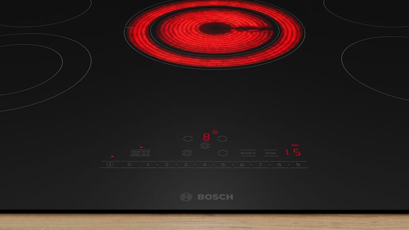 30" Bosch 800 Series Electric Cooktop Surface Mount without Frame - NET8062UC