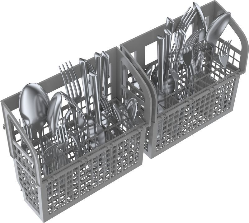 24" Bosch 100 Series Dishwasher in White - SHE2ADF2N