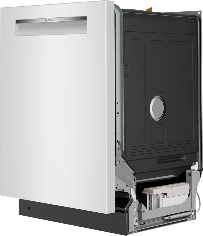 24" Bosch 300 Series Dishwasher in White - SHP53EM2N