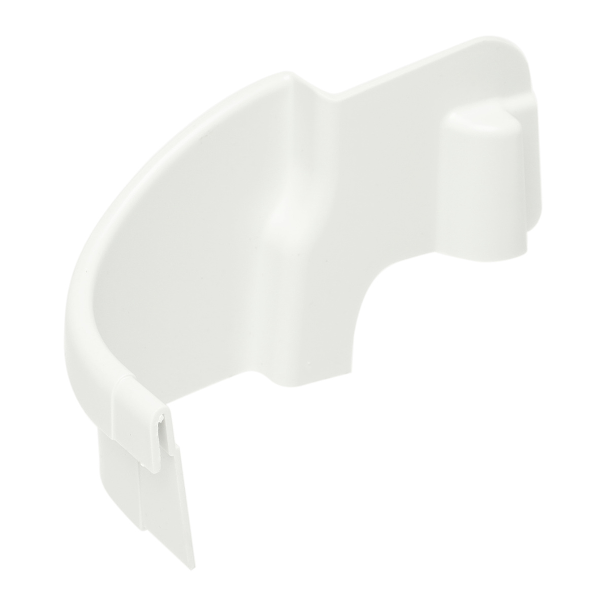 240331501 - Genuine OEM Frigidaire Refrigerator Door Shelf End Cap, Left Hand, White