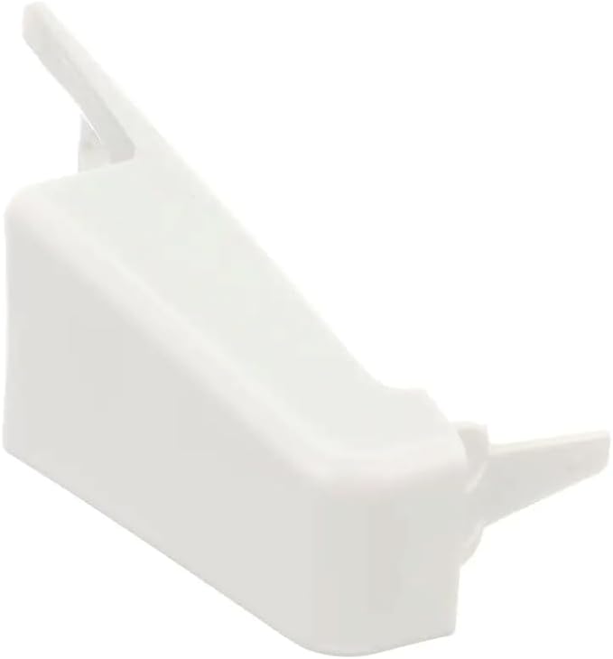 WP2156003 - Genuine OEM Whirlpool Refrigerator Door Shelf End Cap, White