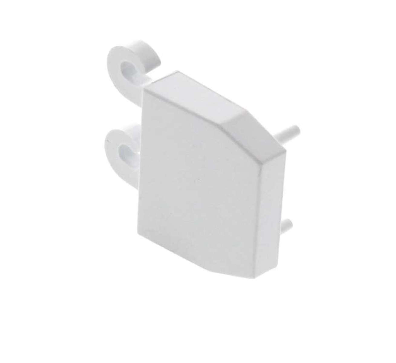 3206165 - Genuine OEM Frigidaire Refrigerator Door Shelf End Cap, Right Hand, White