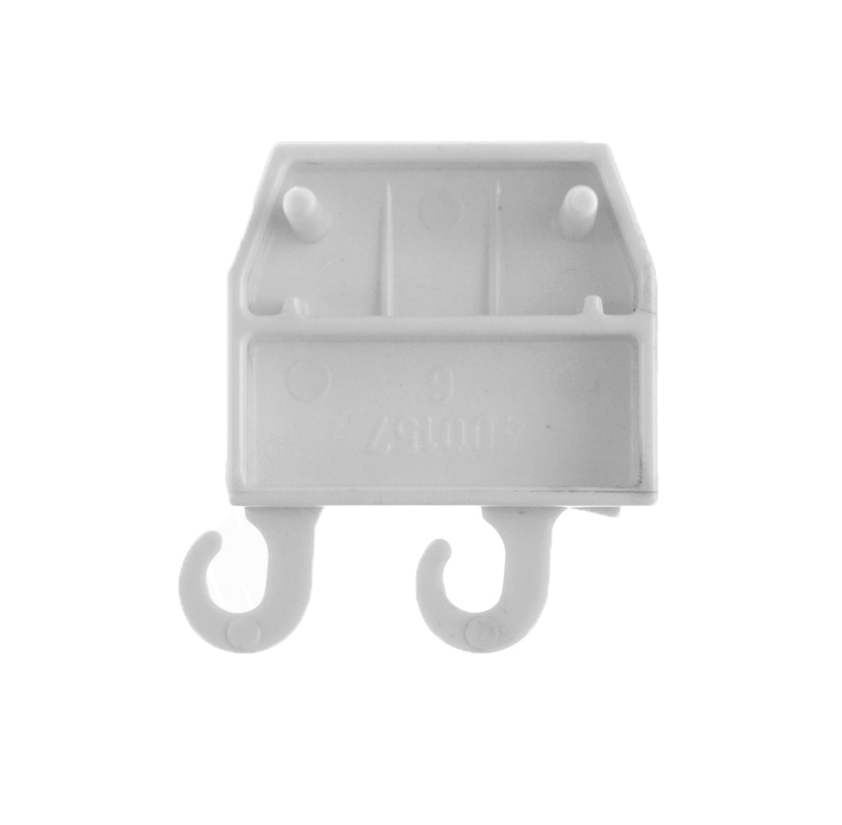 3206166 - Genuine OEM Frigidaire Refrigerator Door Shelf End Cap, Left Hand, White