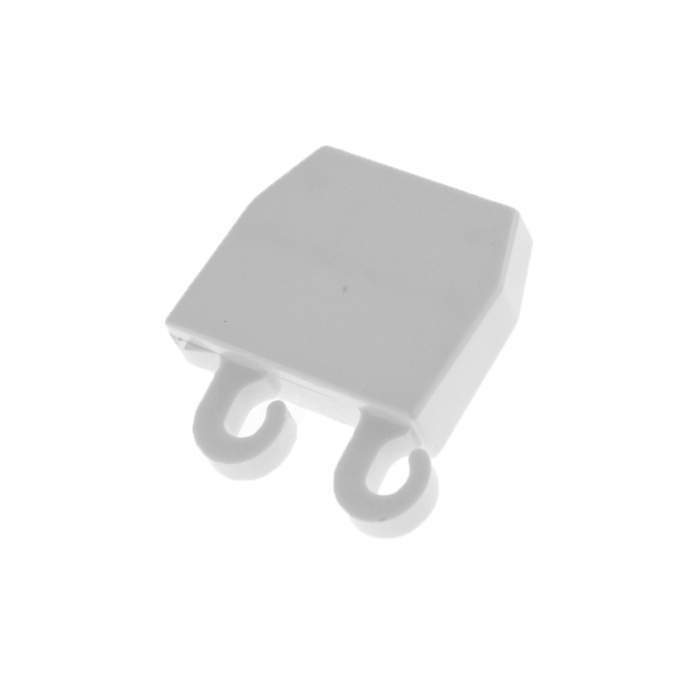3206166 - Genuine OEM Frigidaire Refrigerator Door Shelf End Cap, Left Hand, White
