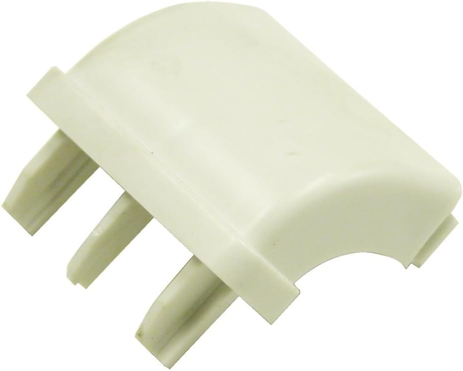 218758602 - Genuine OEM Frigidaire Refrigerator Door Shelf End Cap, Left or Right, White