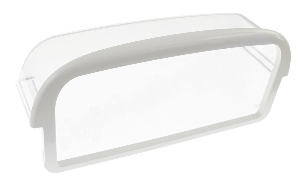 WPW10371193 - Genuine OEM Whirlpool Refrigerator Medium Door Shelf Bin, Clear/White