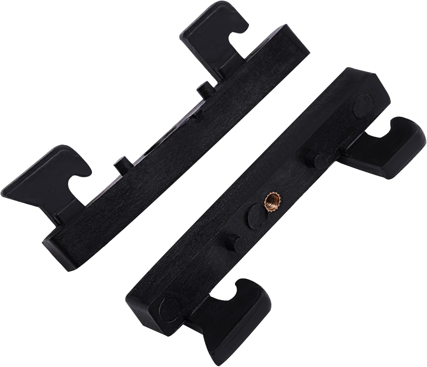 67043-5 - Genuine OEM Whirlpool Refrigerator Pick-Off Shelf Hook, Left Hand, Black