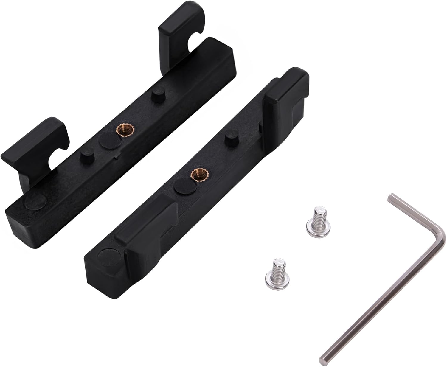 67043-5 - Genuine OEM Whirlpool Refrigerator Pick-Off Shelf Hook, Left Hand, Black