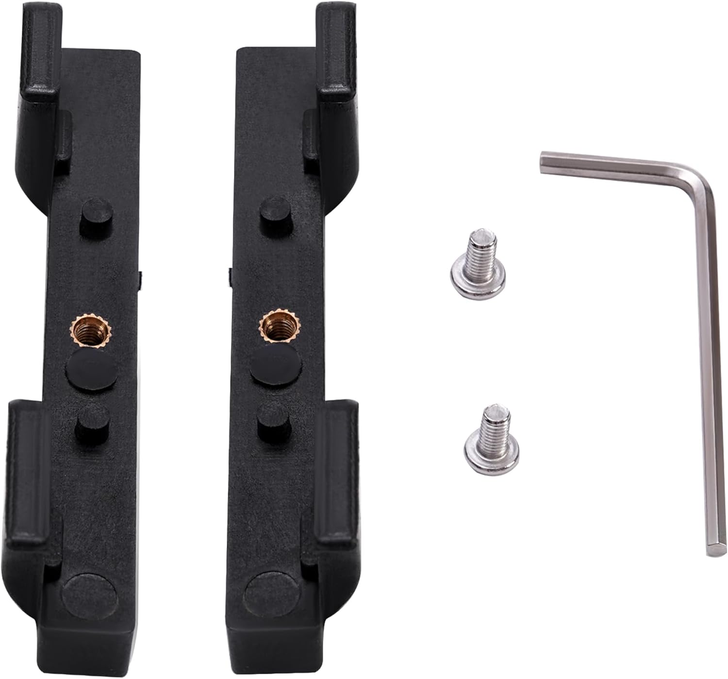 67043-5 - Genuine OEM Whirlpool Refrigerator Pick-Off Shelf Hook, Left Hand, Black