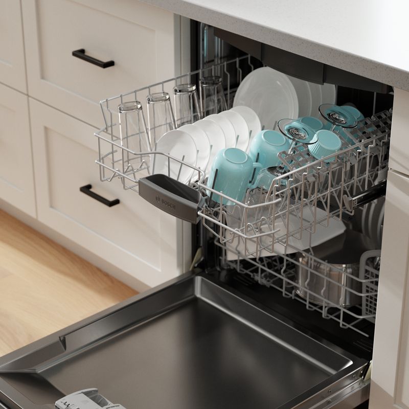 24" Bosch 300 Series Dishwasher in Custom Panel - SHV53EM3N
