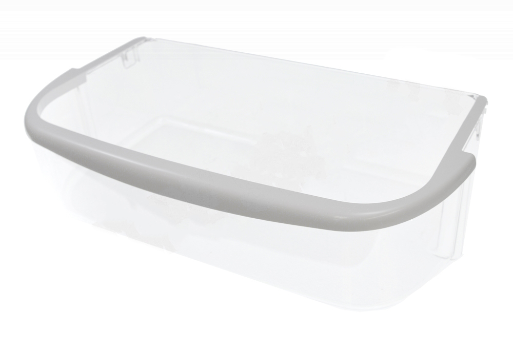 WPW10289489 - Genuine OEM Whirlpool Refrigerator Door Shelf Bin, Clear/White