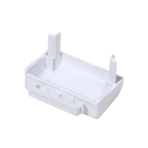 67211-2 - Genuine OEM Whirlpool Refrigerator Door Shelf End Cap, Left Or Right, White