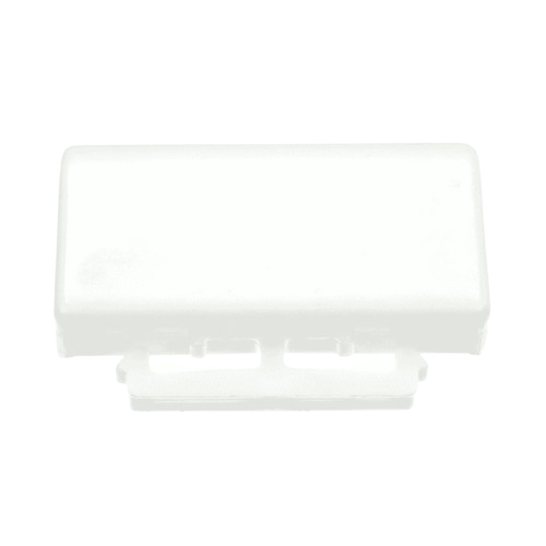 67211-2 - Genuine OEM Whirlpool Refrigerator Door Shelf End Cap, Left Or Right, White