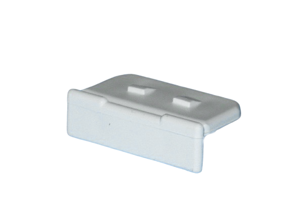WP2156007 - Genuine OEM Whirlpool Refrigerator Bottle Bar End Cap, Left Or Right, White
