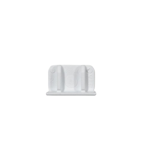 WP2156007 - Genuine OEM Whirlpool Refrigerator Bottle Bar End Cap, Left Or Right, White