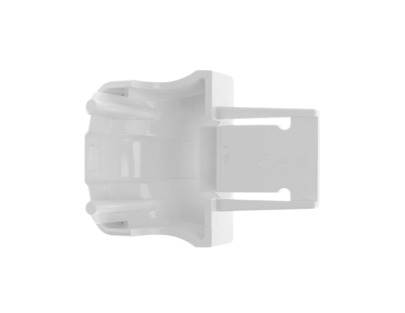 WG03L00648 - Genuine OEM GE Refrigerator Bottle Bar End Cap, Left or Right, White