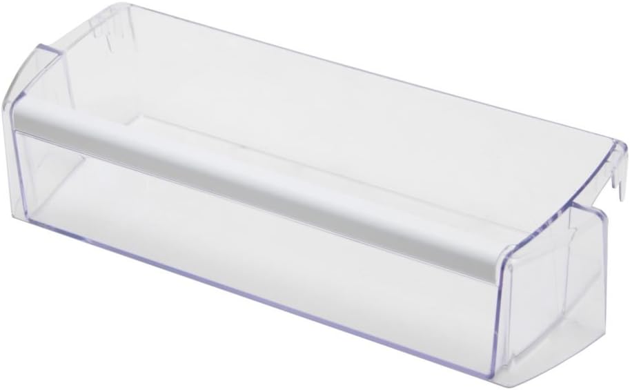 WPW10296855 - Genuine OEM Whirlpool Refrigerator Door Shelf Bin, Clear/White