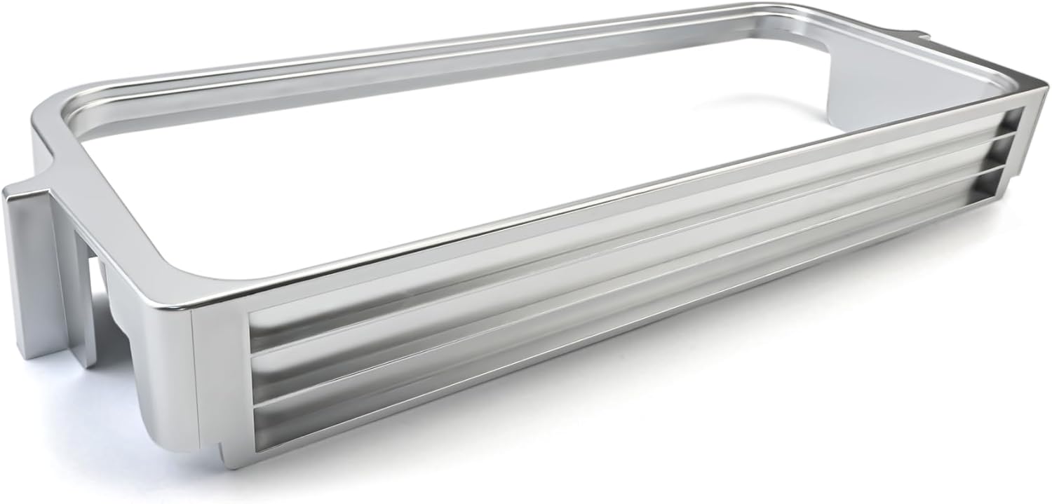 WPW10494333 - Genuine OEM Whirlpool Refrigerator Door Bin Frame, Silver