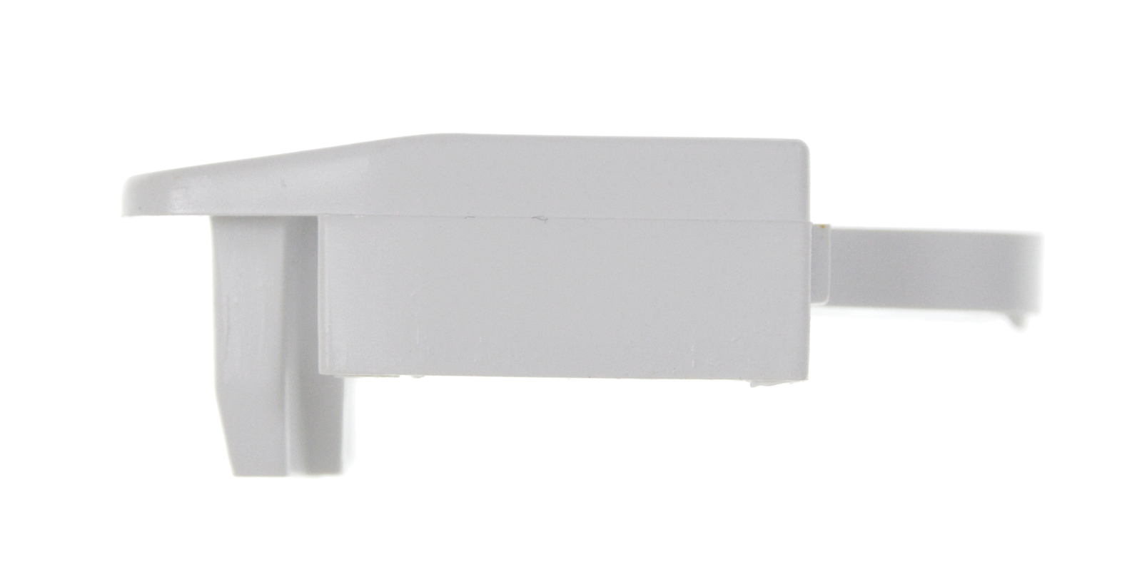 5303325991 - Genuine OEM Frigidaire Refrigerator Door Shelf End Cap, Left Hand, White