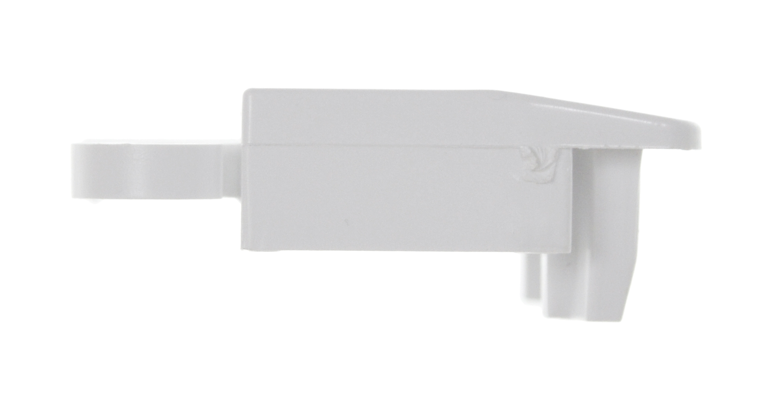 5303325991 - Genuine OEM Frigidaire Refrigerator Door Shelf End Cap, Left Hand, White