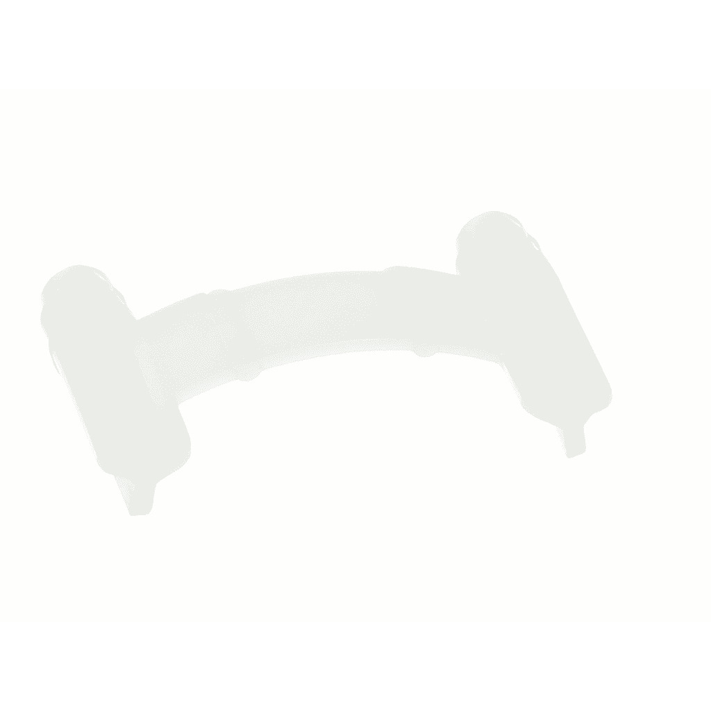 WP65245-1 - Genuine OEM Whirlpool Refrigerator Door Shelf Trim Retainer, Left Or Right, White