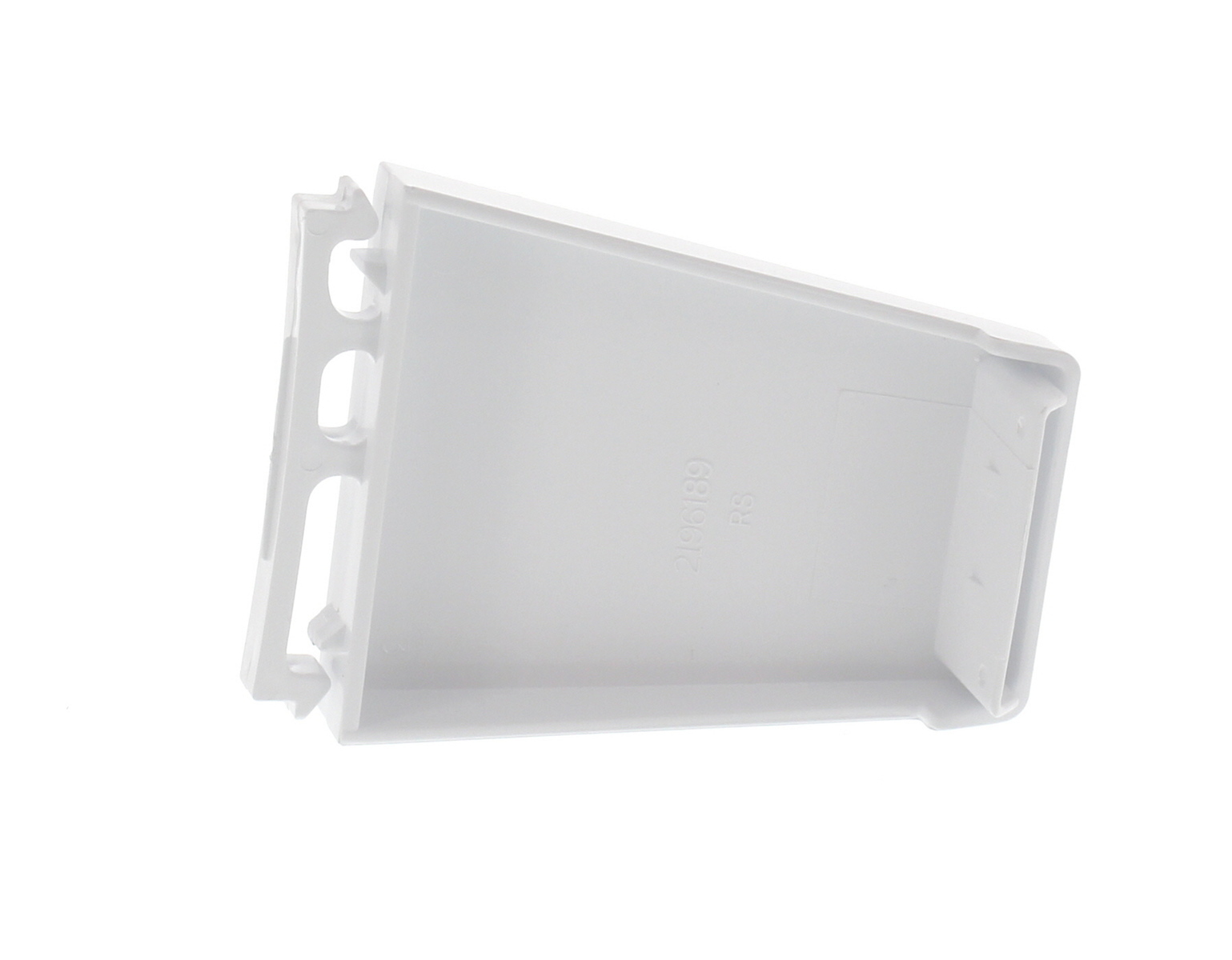WP2196189 - Genuine OEM Whirlpool Refrigerator Door Shelf End Cap, Right Hand, White