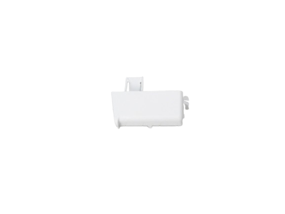 WG03F00926 - Genuine OEM GE Refrigerator Door Shelf End Cap, Right Hand, White