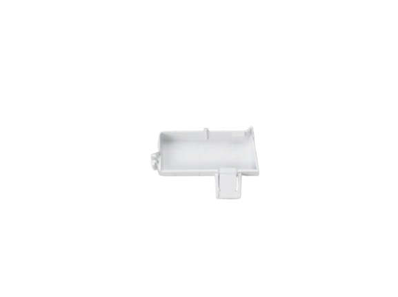 WG03L00278 - Genuine OEM GE Refrigerator Door Shelf End Cap, Left Hand, White