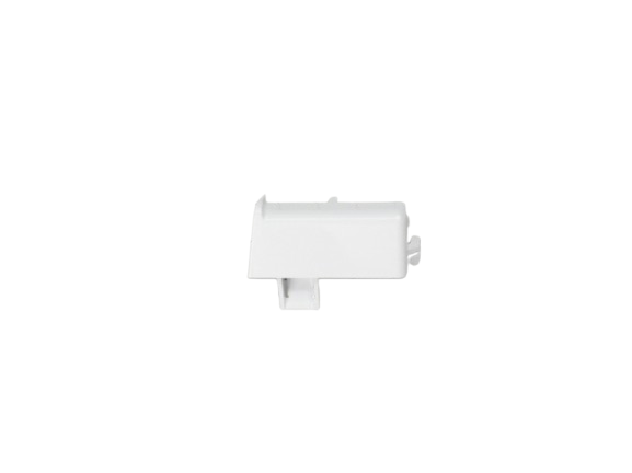 WG03L00278 - Genuine OEM GE Refrigerator Door Shelf End Cap, Left Hand, White