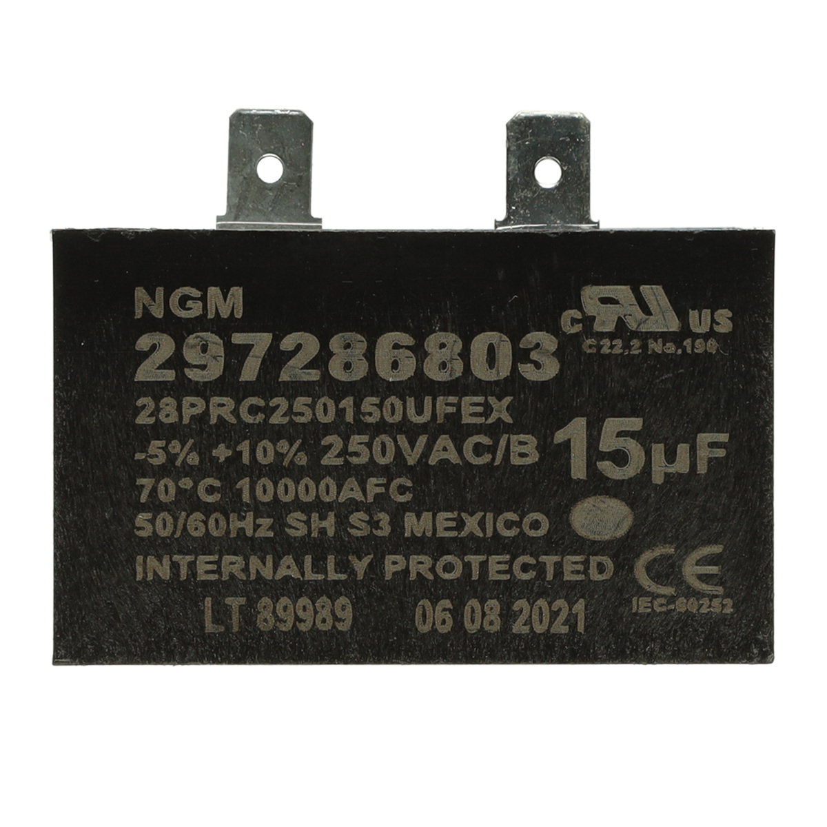297286803 - Genuine OEM Frigidaire Refrigerator Run Capacitor