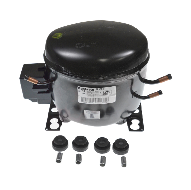 30-FF10BK1 - Genuine OEM AllTemp R12 Refrigeration Compressor, 1/4+hp, Low/Med/High Back Pressure