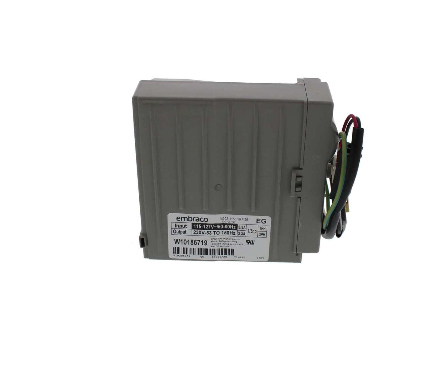 W10893917 - Genuine OEM Whirlpool Refrigerator Invertor Board