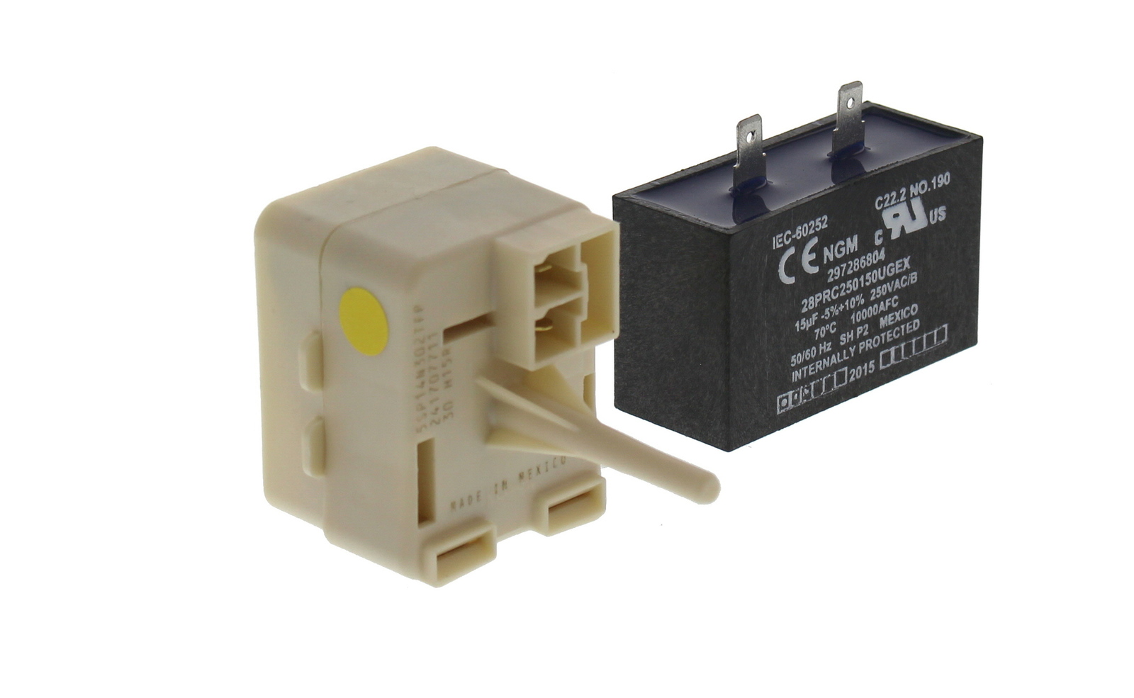 5304491941 - Genuine OEM Frigidaire Refrigerator Start Relay Kit