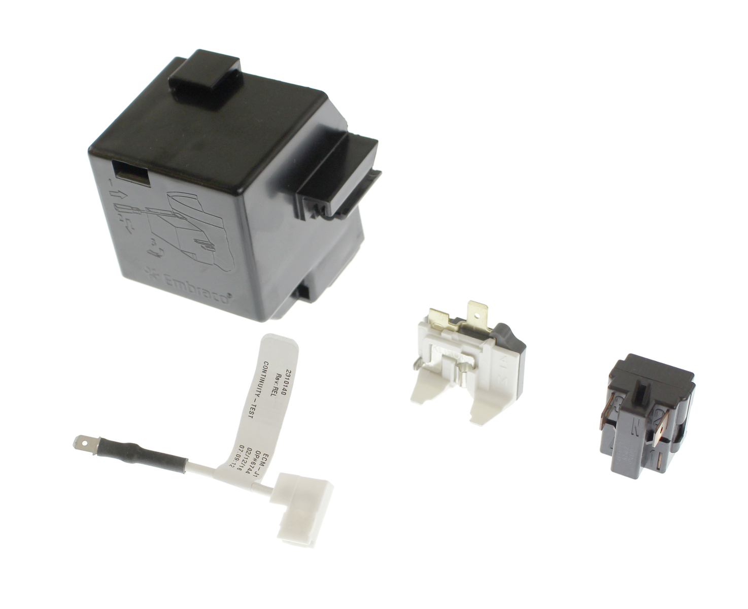 12002784 - Genuine OEM Whirlpool Refrigerator Relay & Overload Kit
