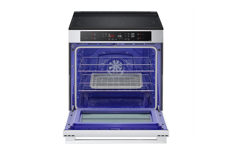 30" LG Slide-in 6.3 Cu Ft. Induction Range with True Convection Air Fry SelfClean EasyClean and Smart Stainless - LSIL6332XE
