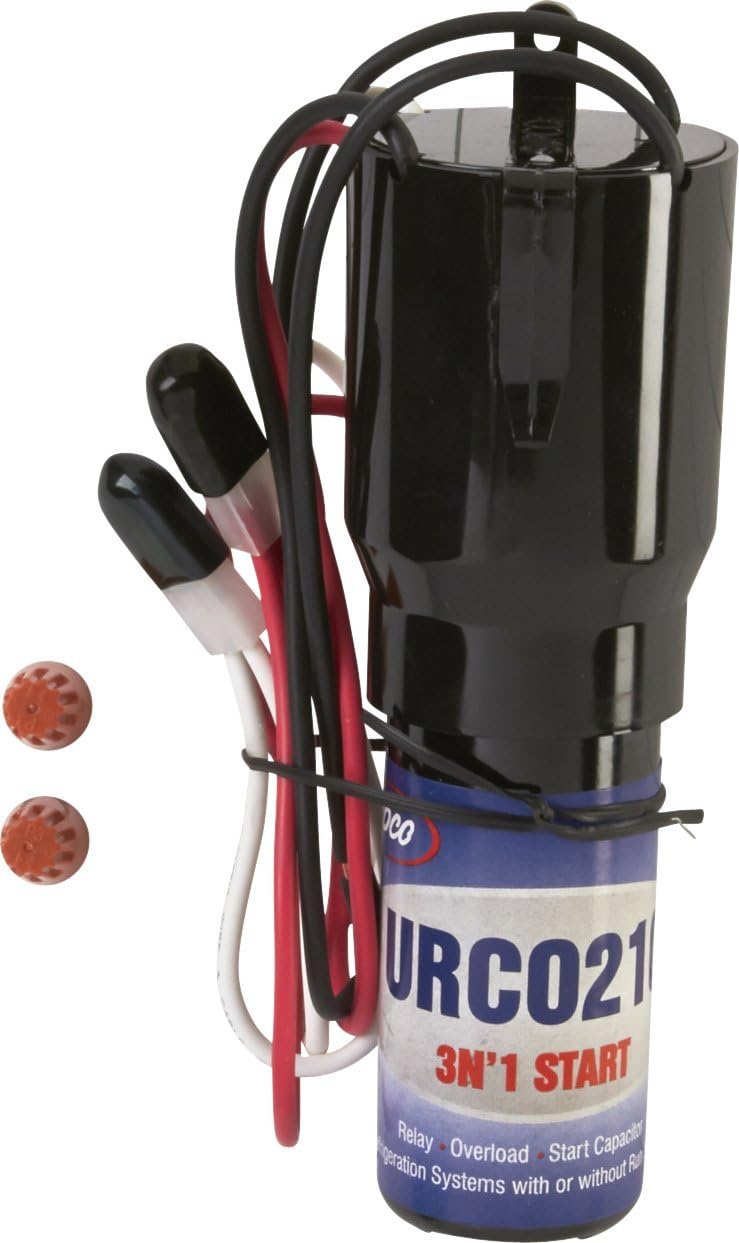 URCO210 - Universal Supco Refrigerator 3 'N 1 Relay, Overload & Start Capacitor Combo