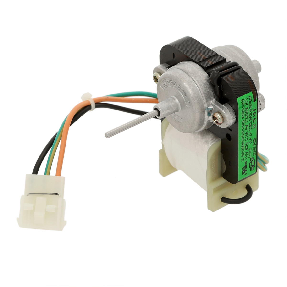 WR01F01600 - Genuine OEM GE Refrigerator Condenser Fan Motor, 9W/115V