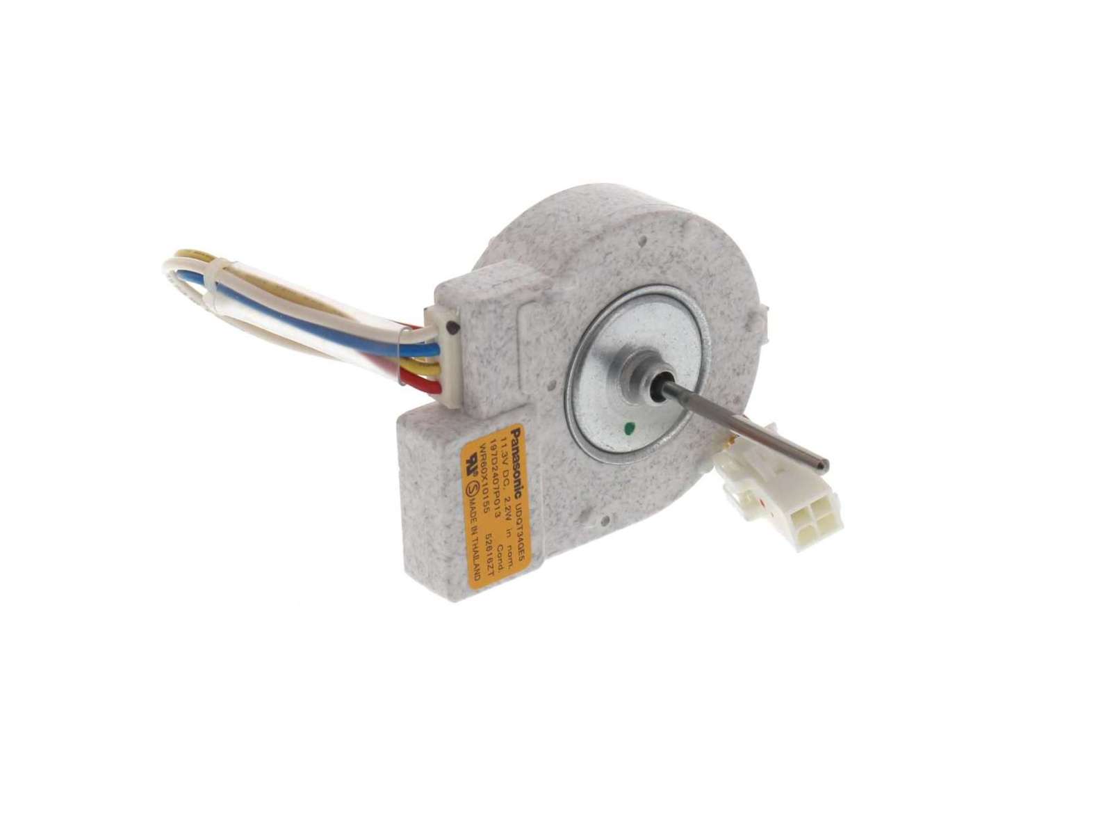 WG03F00433 - Genuine OEM GE Refrigerator Condenser Fan Motor, 2.2W/11.3V
