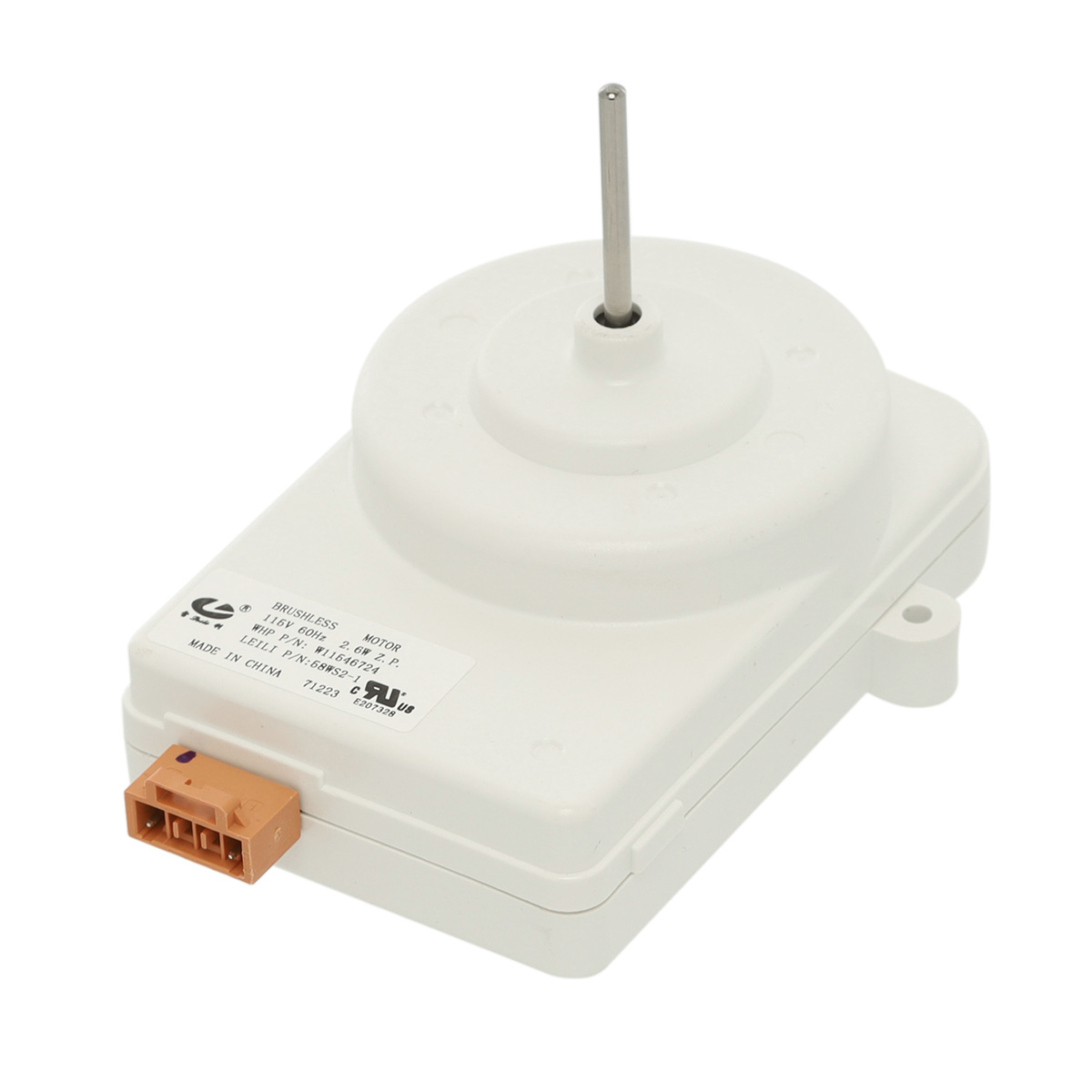 W11578915 - Genuine OEM Whirlpool Refrigerator Condenser Fan Motor