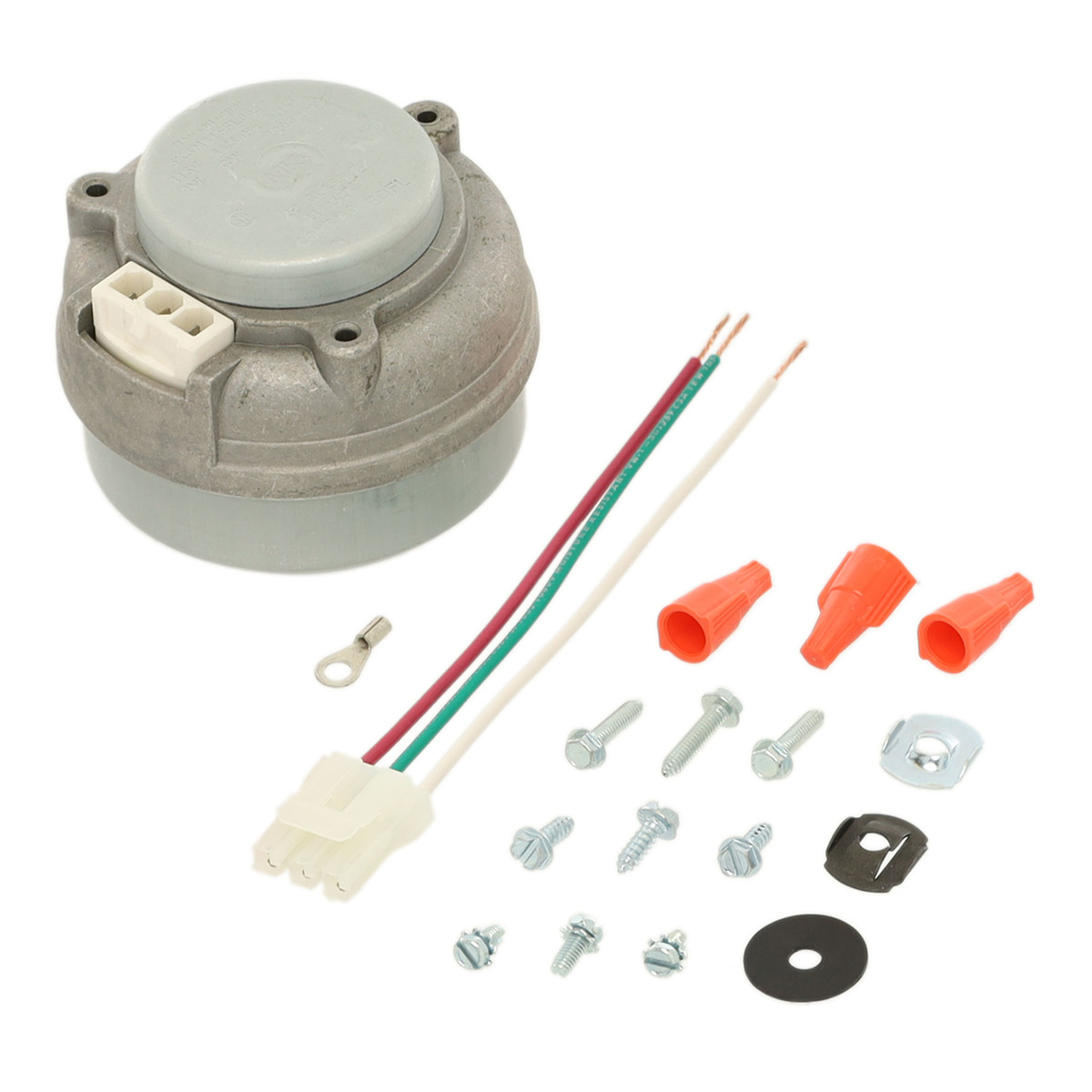 W10822259 - Genuine OEM Whirlpool Refrigerator Condenser Fan Motor Kit, CW, 2W/115V