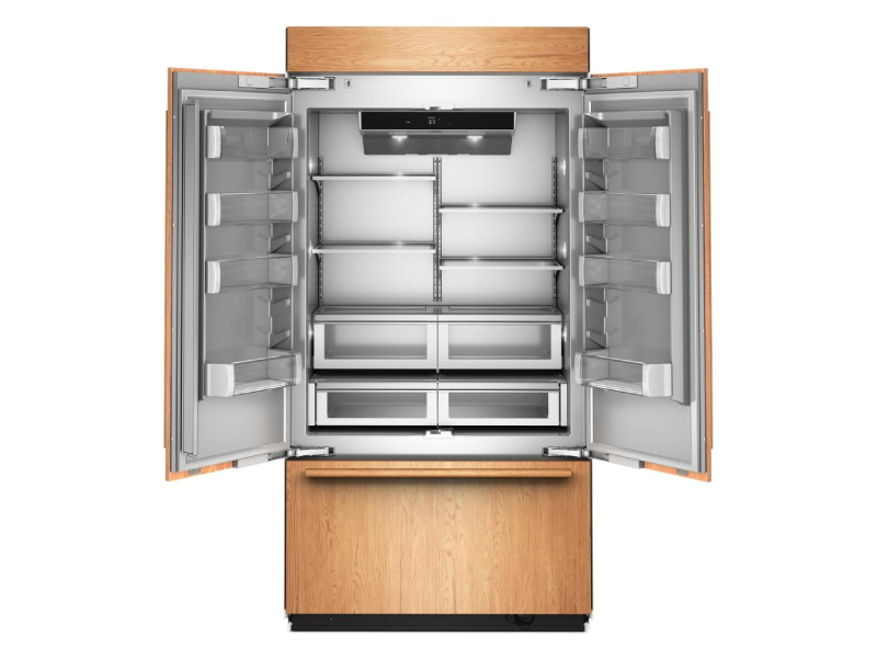 42" KitchenAid 24.2 Cu. Ft. French Door Bottom Mount Refrigerator - KBFN542TPA