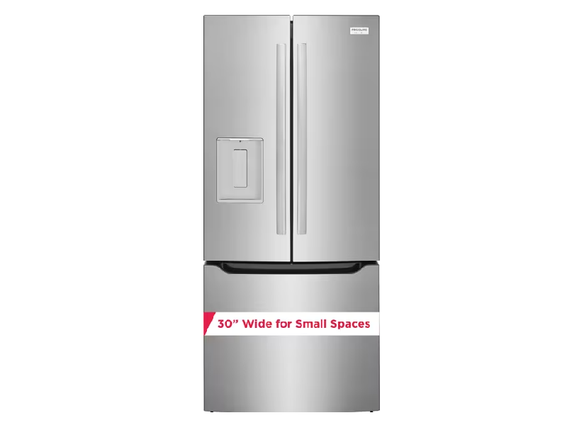 30" Frigidaire Gallery 20 Cu. Ft. Standard-Depth French Door Refrigerator - GRFS2023AF