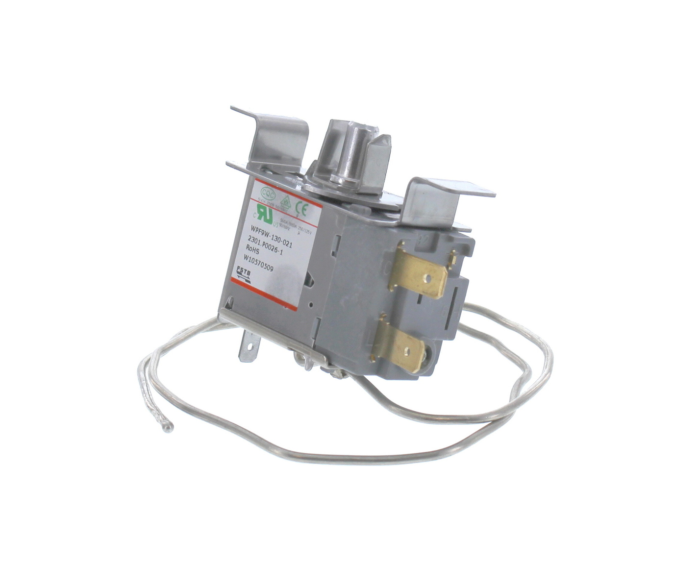 W10839843 - Genuine OEM Whirlpool Refrigerator Thermostat