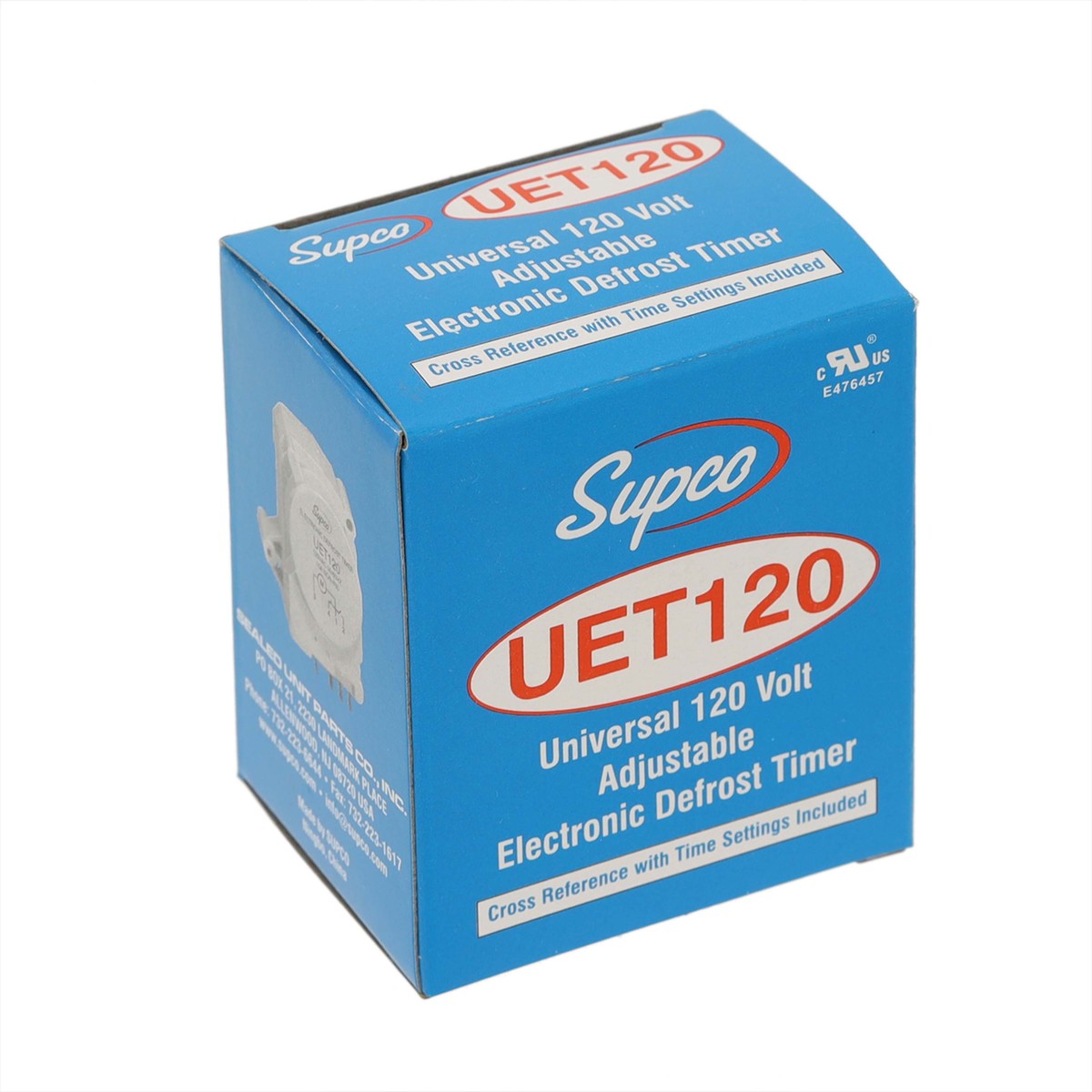 UET120 - Genuine OEM Supco Refrigerator Electronic Defrost Timer