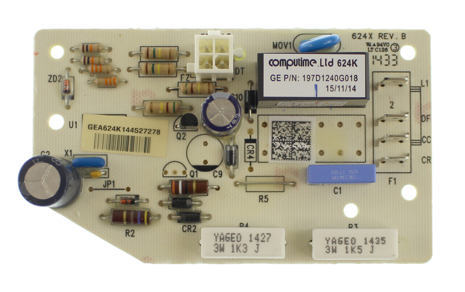 WG03F04988 - Genuine OEM GE Refrigerator Defrost Control Board