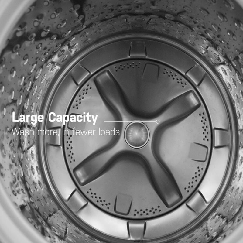 27" GE 5.3 Cu. Ft. Top Load Washer White And Rosegold - GTW690BMYWR